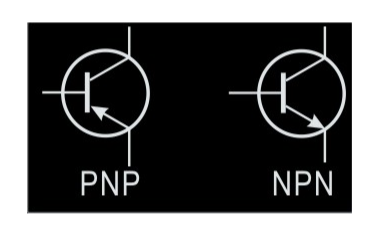 Transistor NPN vs PNP Symbol.png