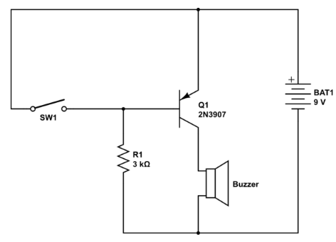 PNP transistor as a switch circuit.png